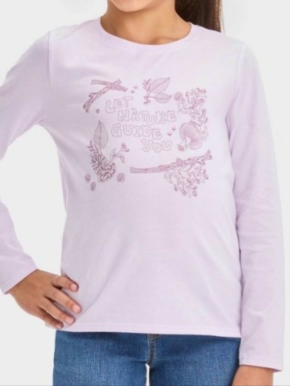Nwt Girls Nature Longsleeve Tee